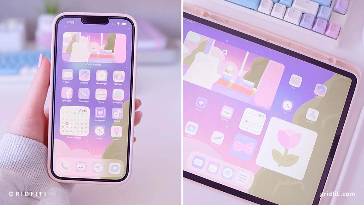 25+ Cute & Kawaii App Icon Packs for iOS 17 (iPhone & iPad)