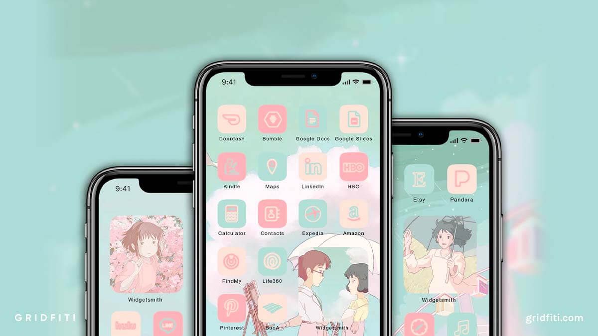 Ghibli Pastel iOS Theme Icon Pack