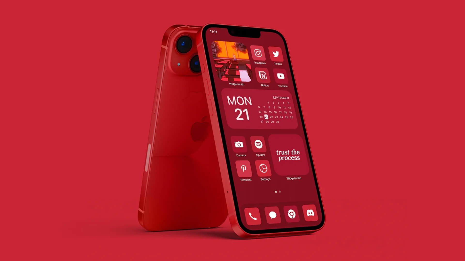 red app icons pinterest