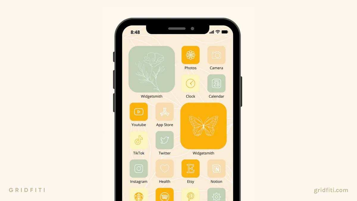 Limoncello Icon Set with Wallpapers & Widgets