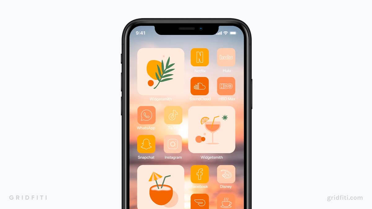 Summer Sunshine App Icons