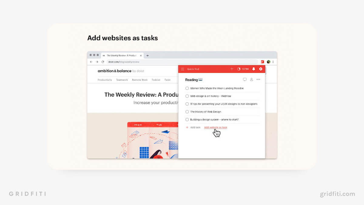 ToDoist Browser Extension