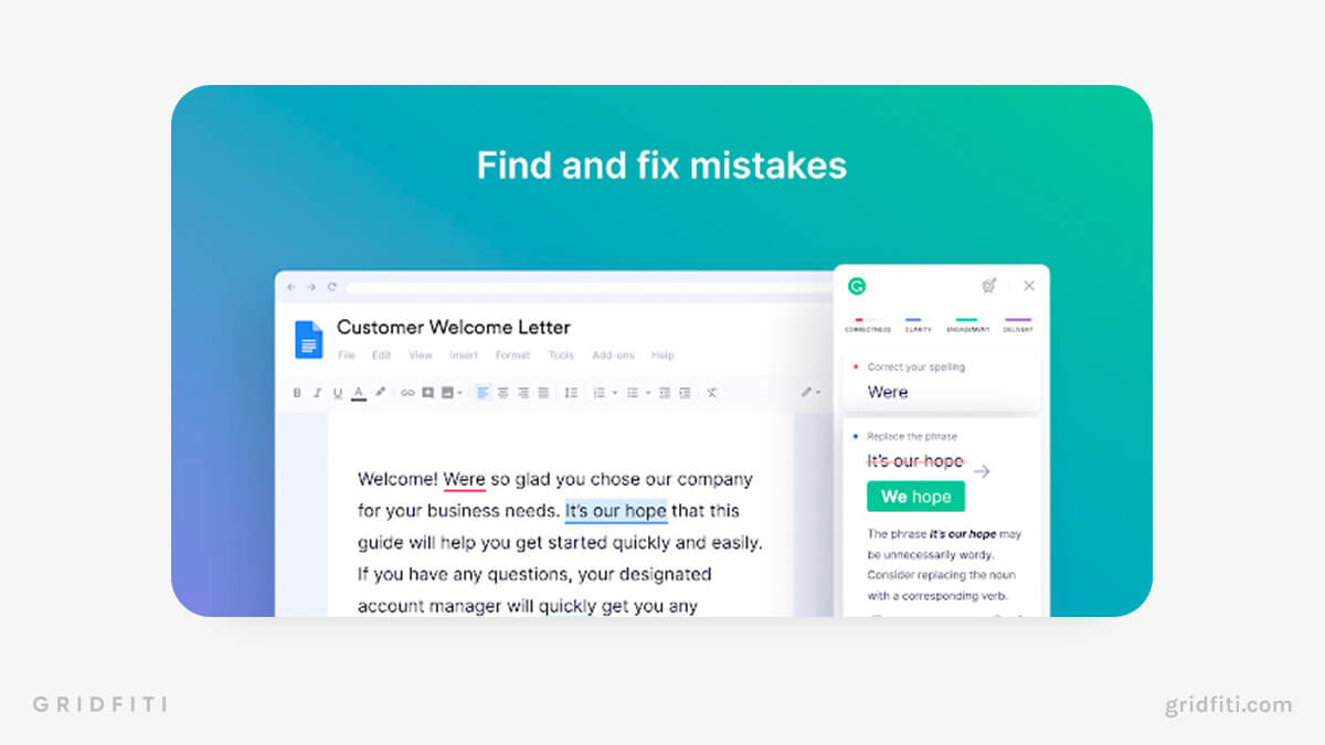 Grammarly Writing Extension