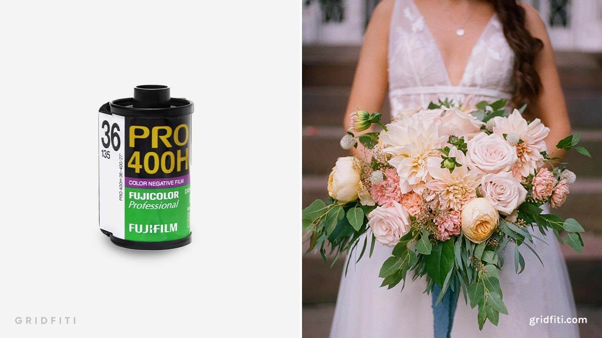 Fuji Pro 400H for Wedding Film Photography