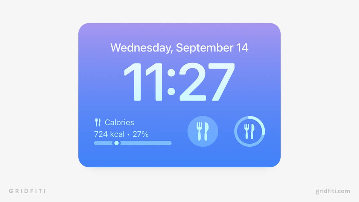 Calory – Lock Screen Calorie Tracker
