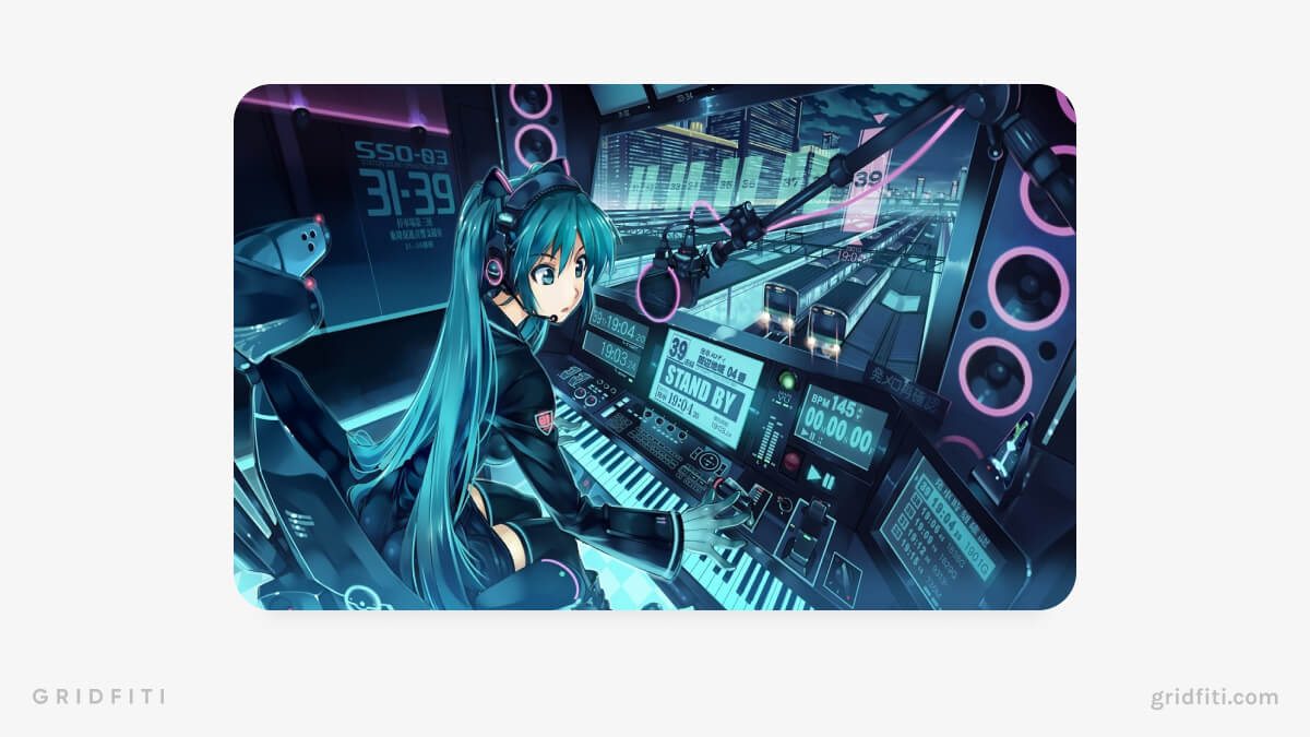 Vocaloid Anime Theme for Chrome