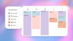 Aesthetic Google Calendar