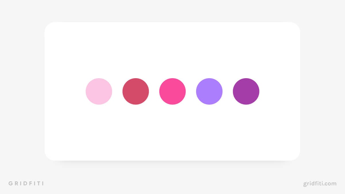 Aura Hearts Google Calendar Color Palette