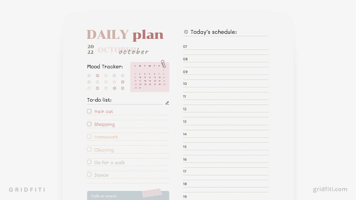 Cute Pastel Agenda & Google Docs Digital Planner