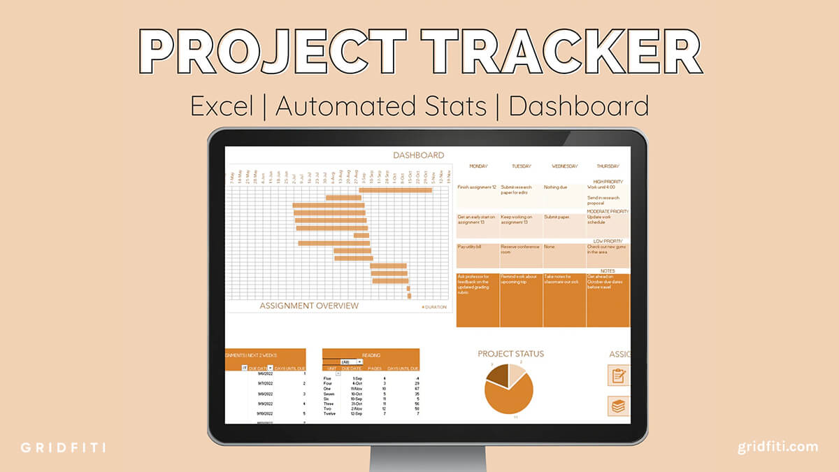 Project Tracker Template for Google Sheets