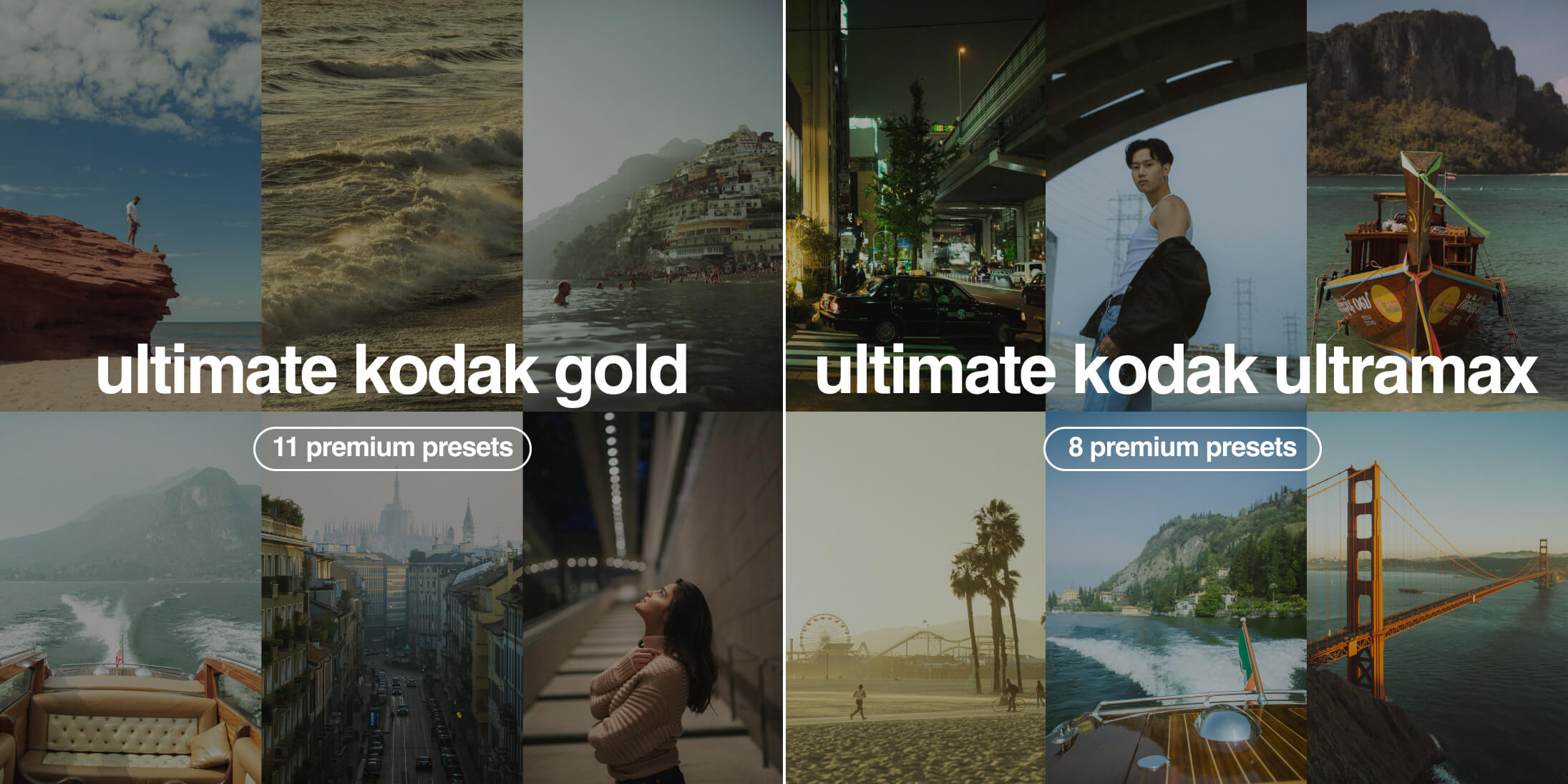 Kodak Gold and UltraMax Presets