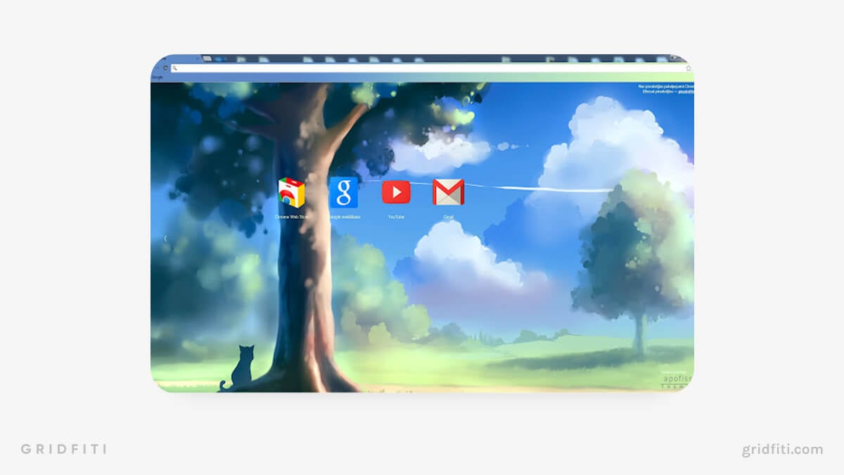 Anime Background for Chrome Tab