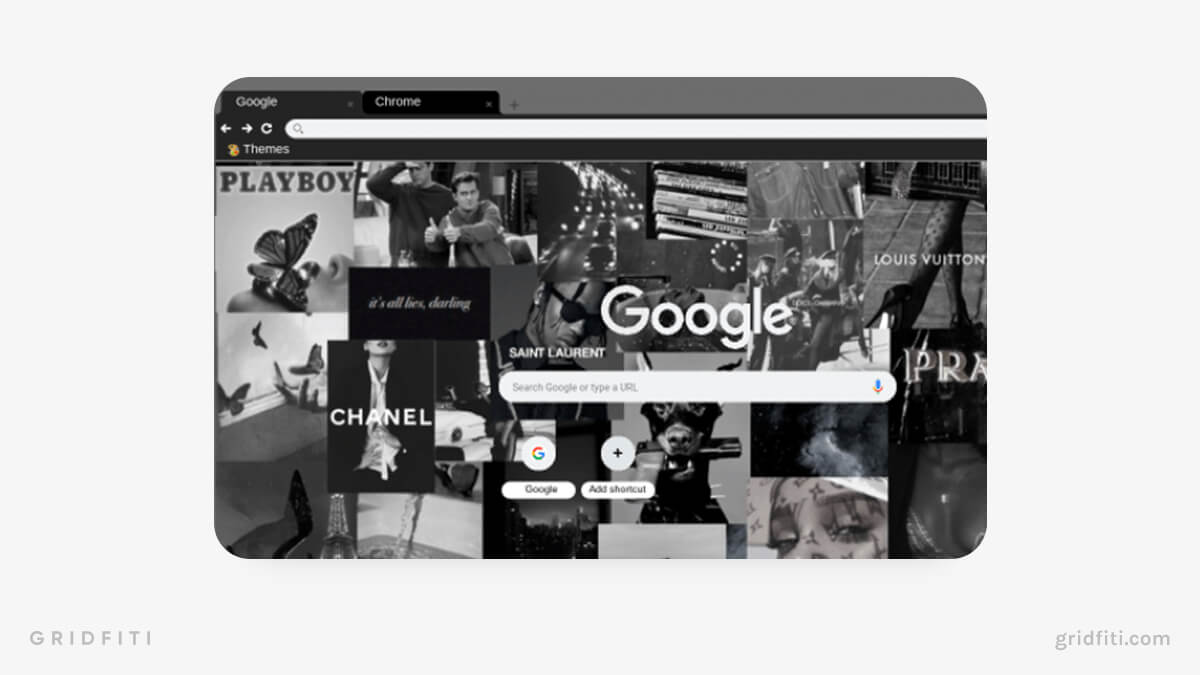Black & White Google Chrome Theme