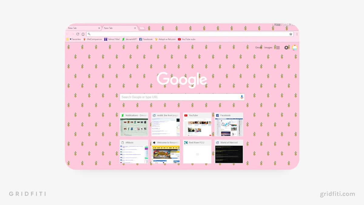 Cute Cactus Theme for Chrome