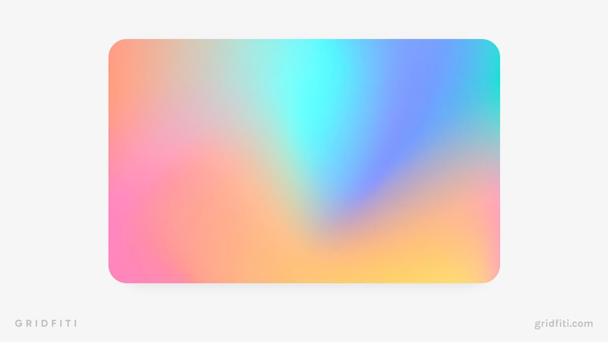 Colorful Gradient Chrome Background