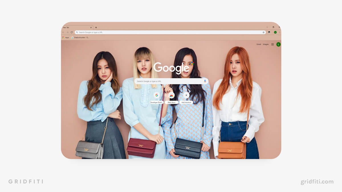 BLACKPINK Chrome Background