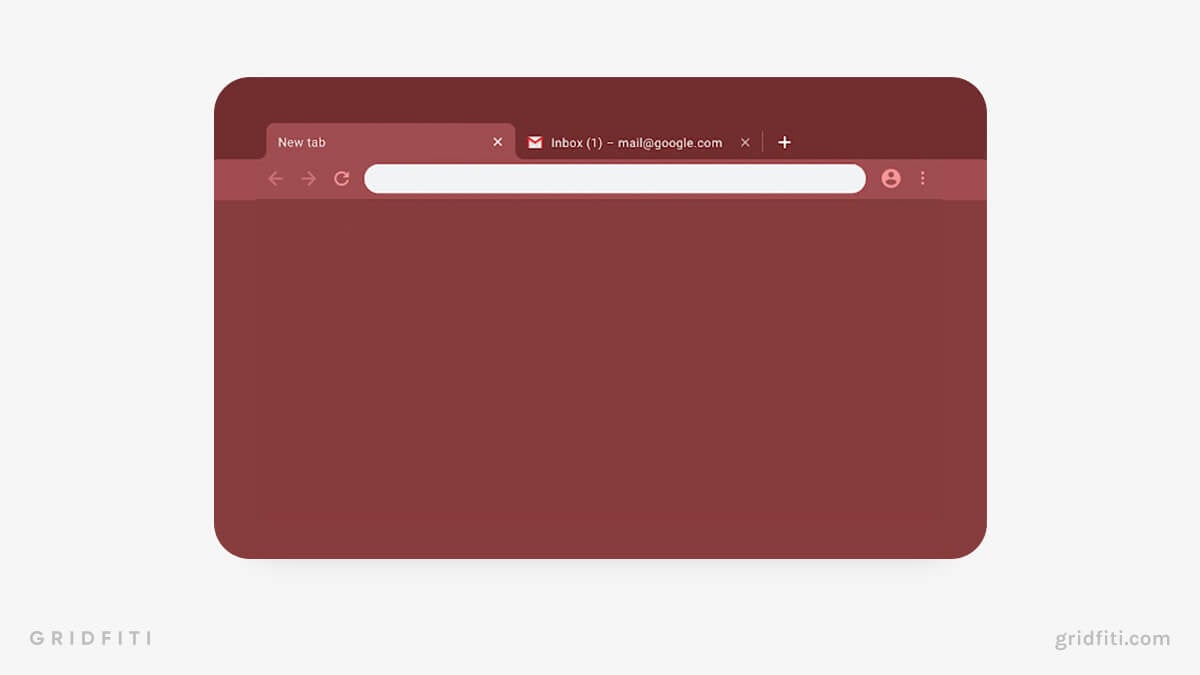 Red Google Chrome Theme