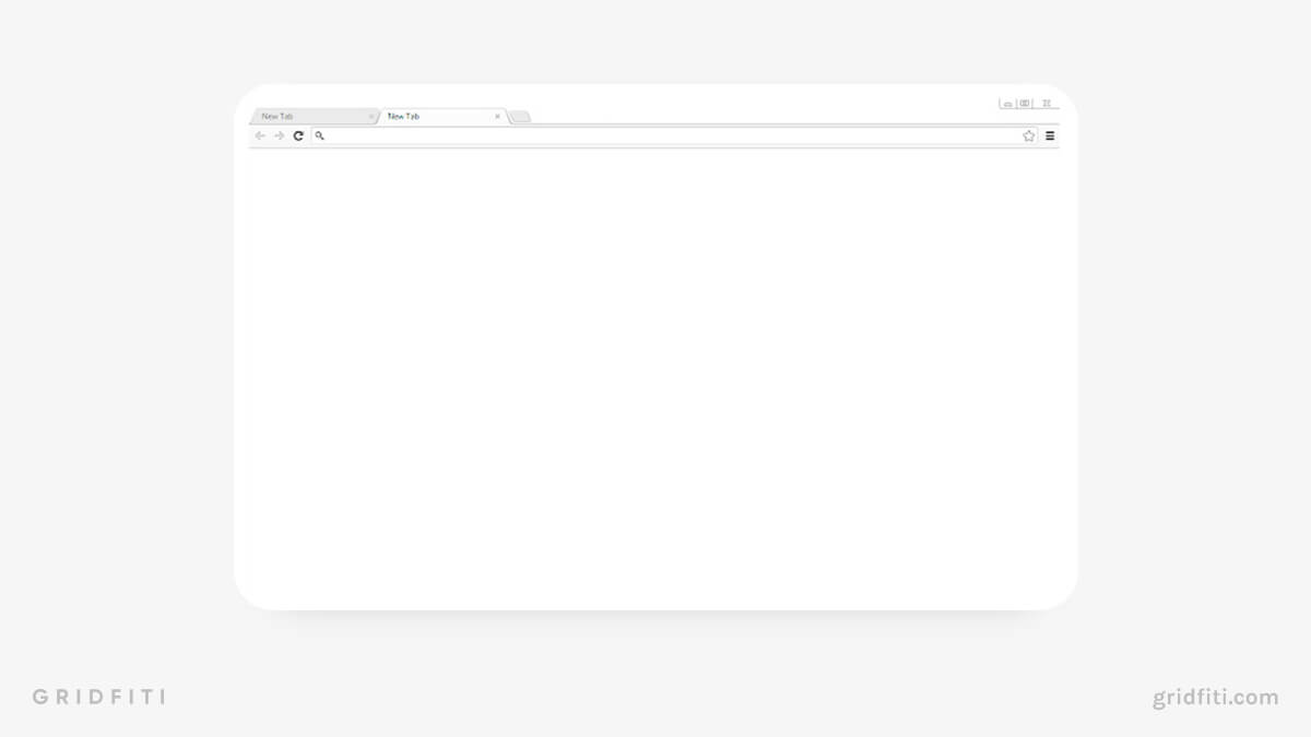 White Minimalist Chrome Background