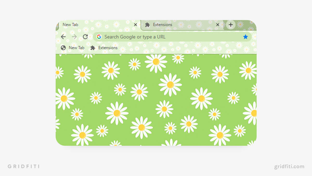 Summer Flowers Chrome Theme