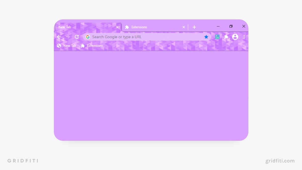 Cute Purple Chrome Background