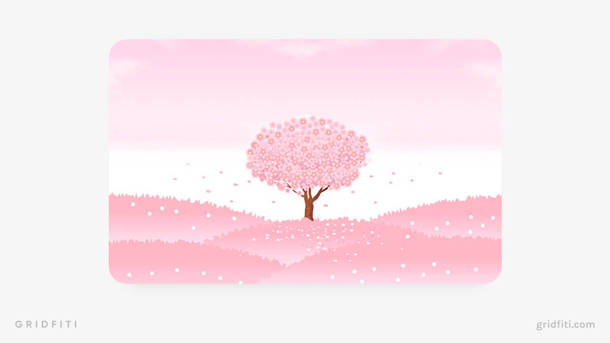 Pink Sakura Chrome Theme