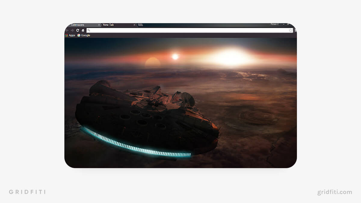 Sci-Fi Chrome Background