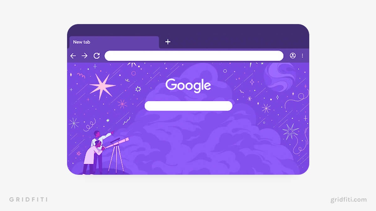 Stargazing Chrome Theme