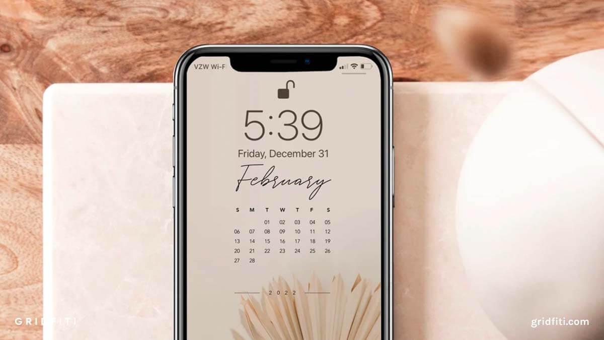 iPhone Calendar Wallpapers