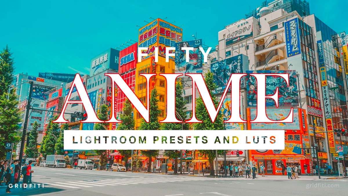 Anime Lightroom Presets and LUTs