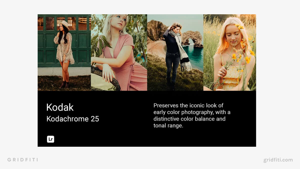 Kodachrome 25 Preset for Lightroom