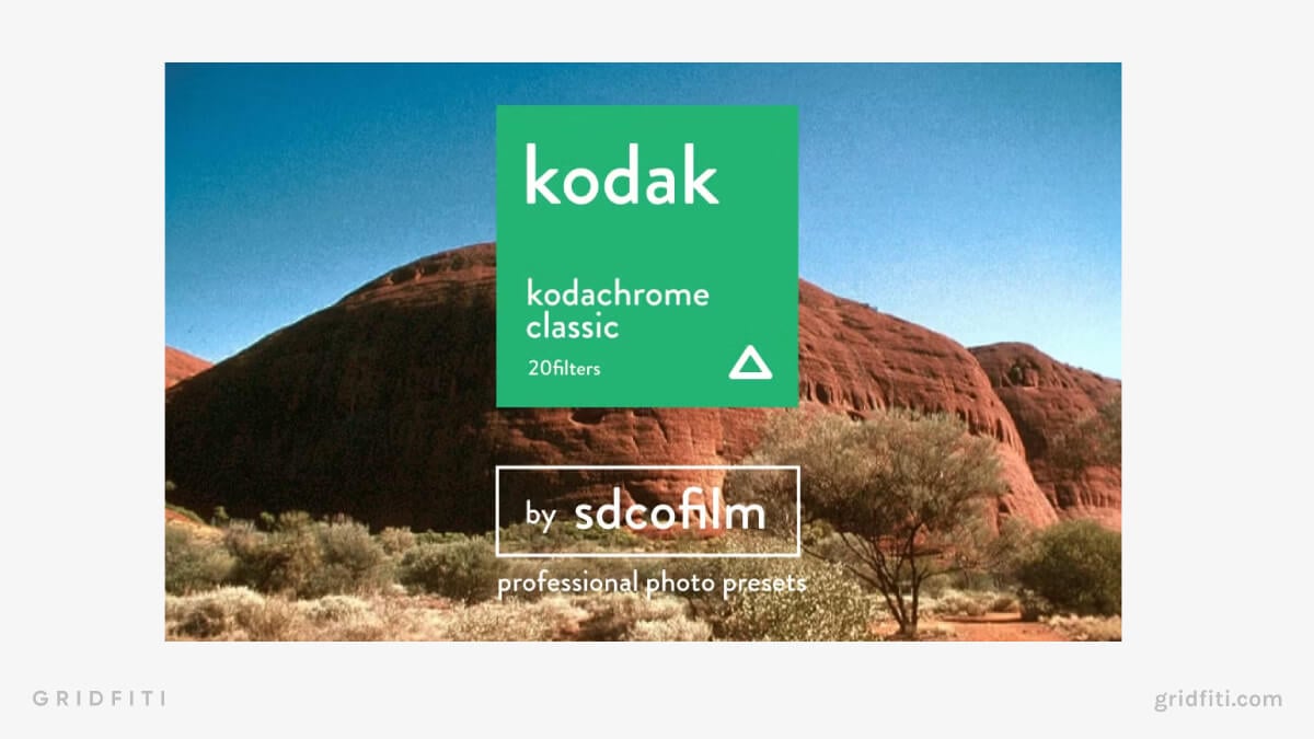 Kodak Kodachrome Film Presets