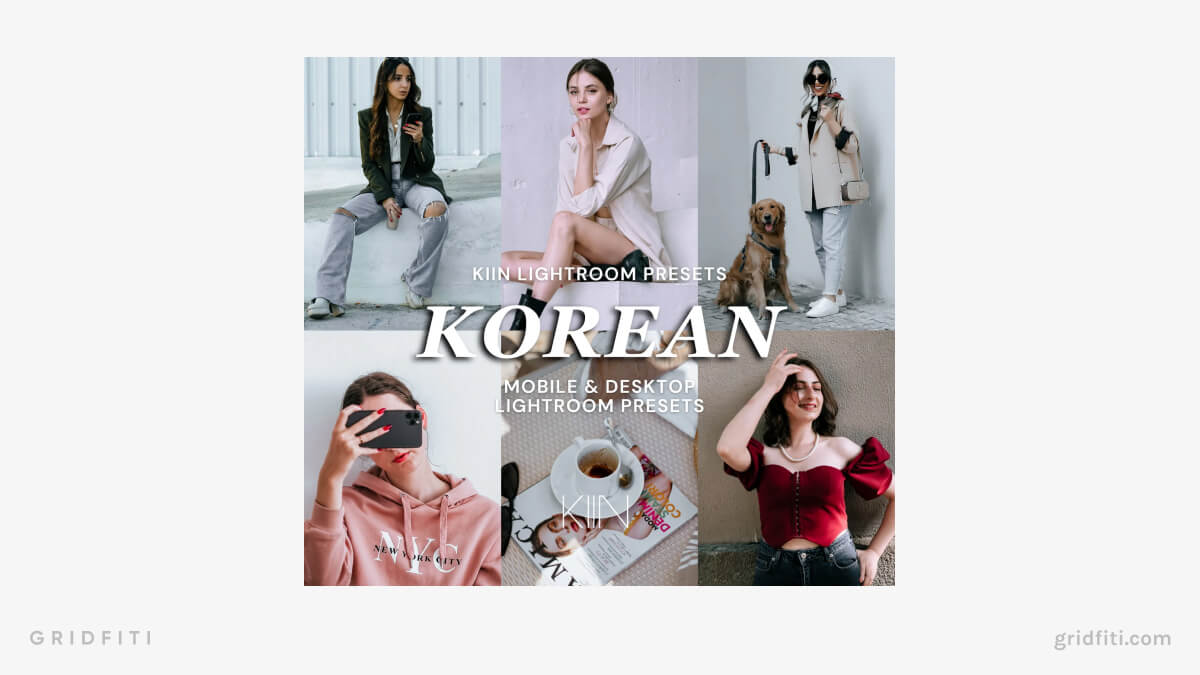 Korean Aesthetic Lightroom Presets