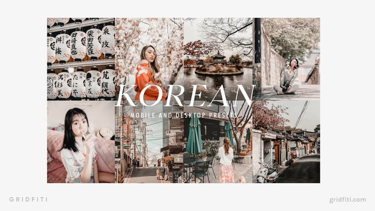 Korean-Inspired Lightroom Presets