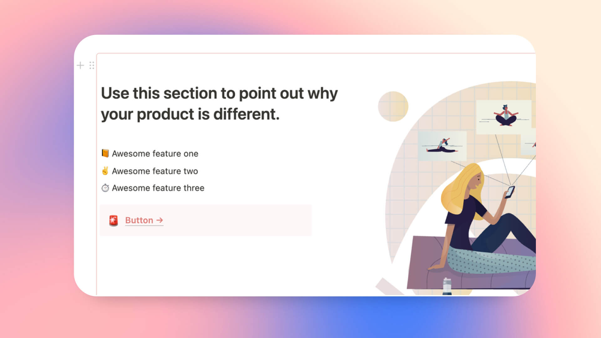 notion homepage template