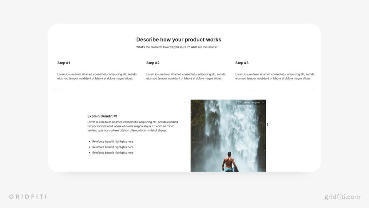 Minimal Notion Landing Page Template