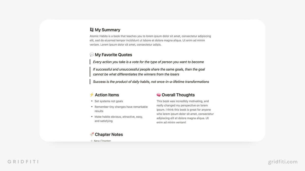 The 13 Best Notion Quotes Templates Widgets Cover Images Gridfiti