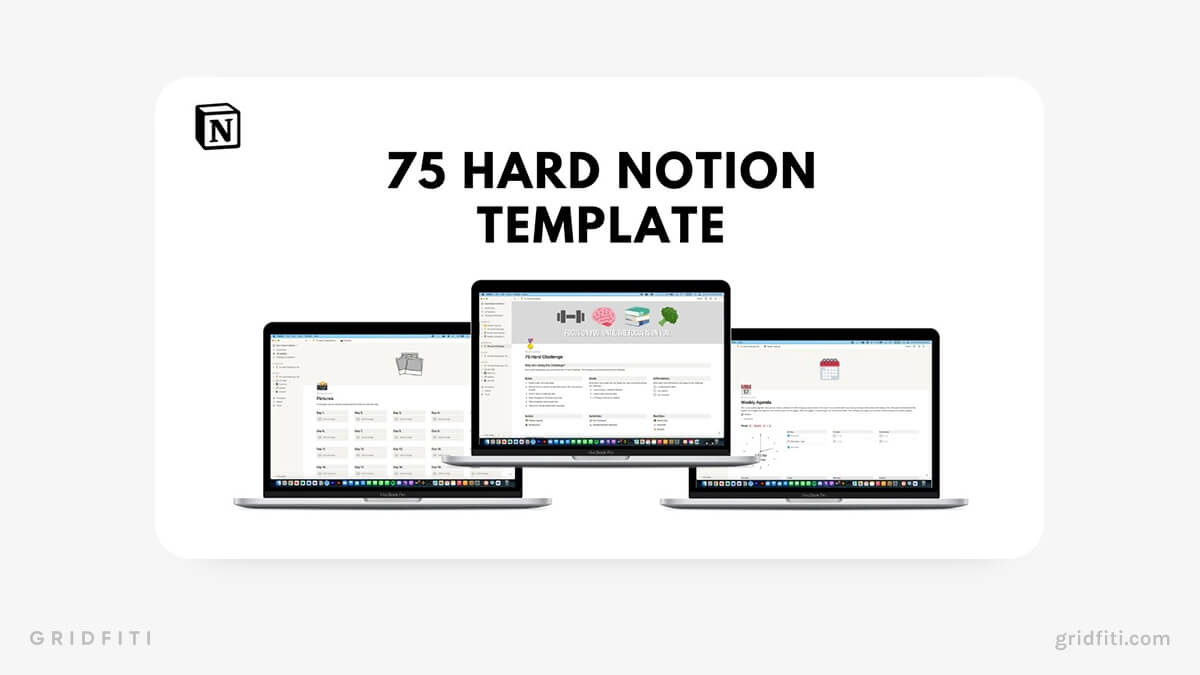 The 7 Best 75 Hard & 75 Soft Notion Templates Gridfiti