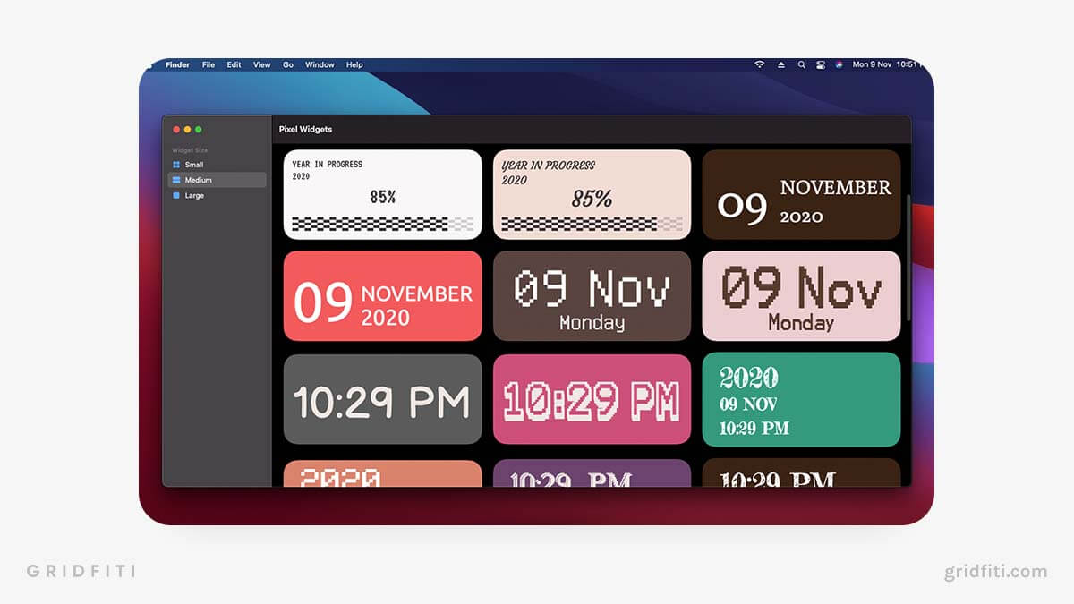 The 49 Best Aesthetic Mac Widgets (macOS Sonoma) Gridfiti