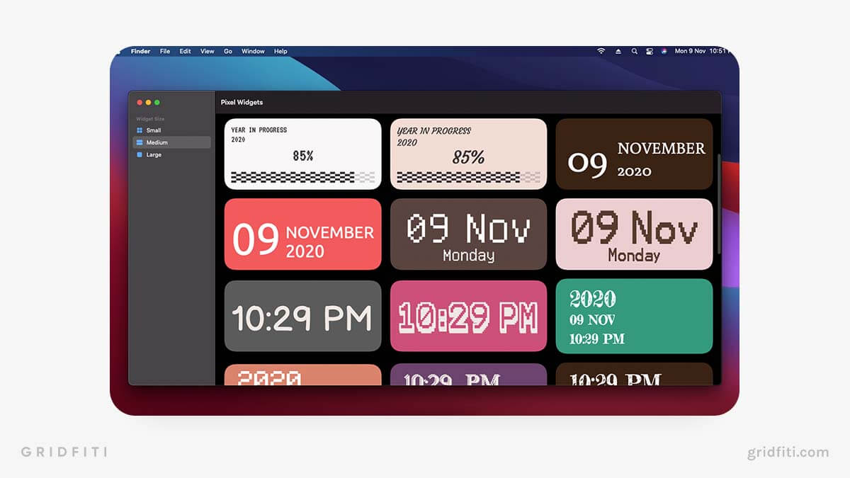 The 49 Best Aesthetic Mac Widgets macOS Sonoma Gridfiti