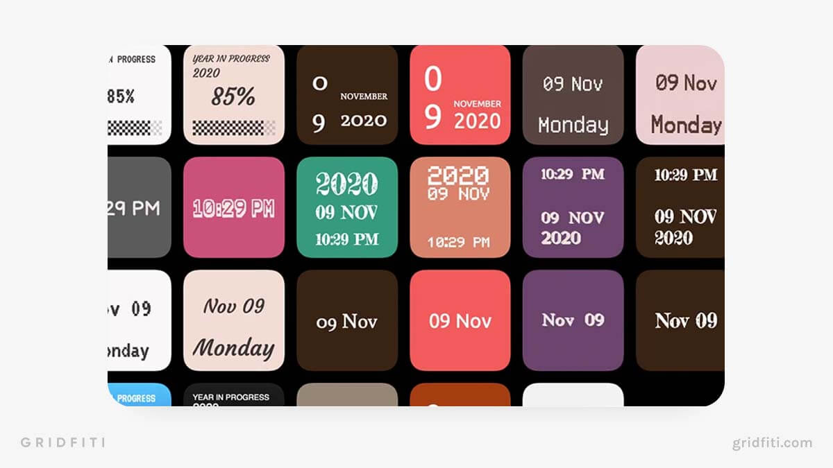 MacOS Widget Clock App
