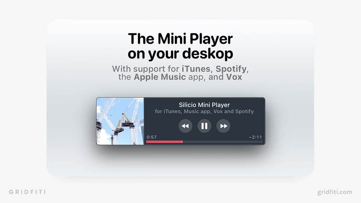Music Mac Widget App