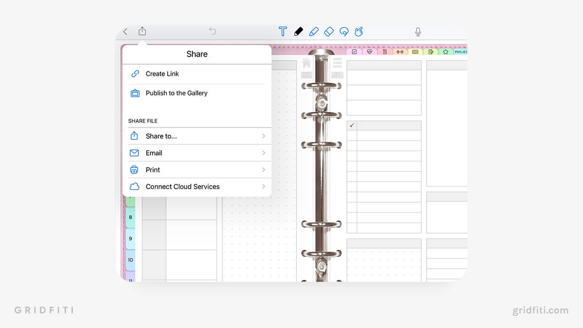 Notability Template Gallery