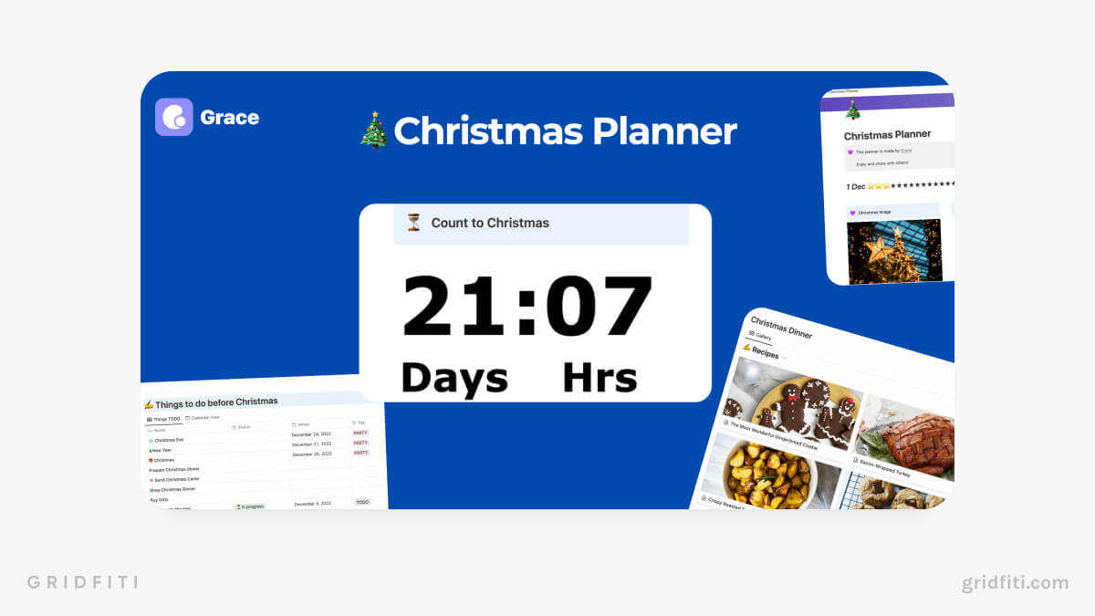 Free Christmas Planner for Notion