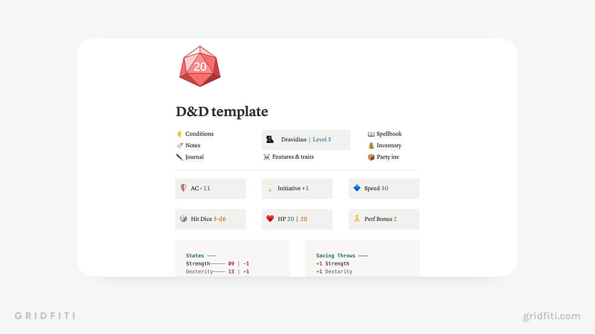 The 9 Best Notion RPG Templates (D&D, Tabletop & More) Gridfiti