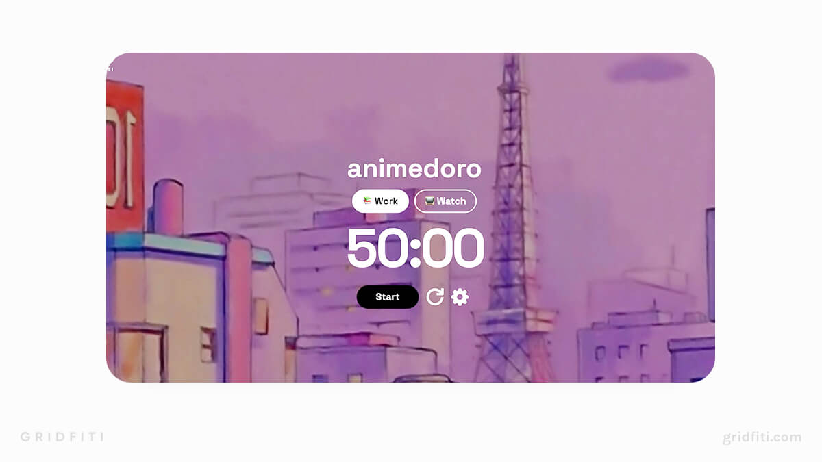 Animedoro Study Timer