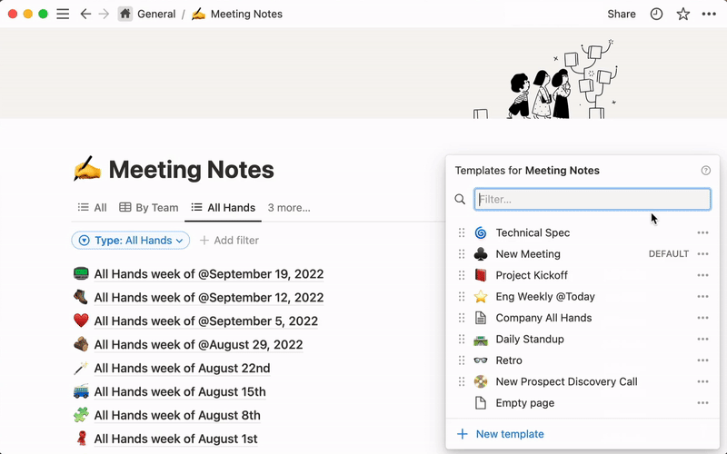 notion recurring tasks