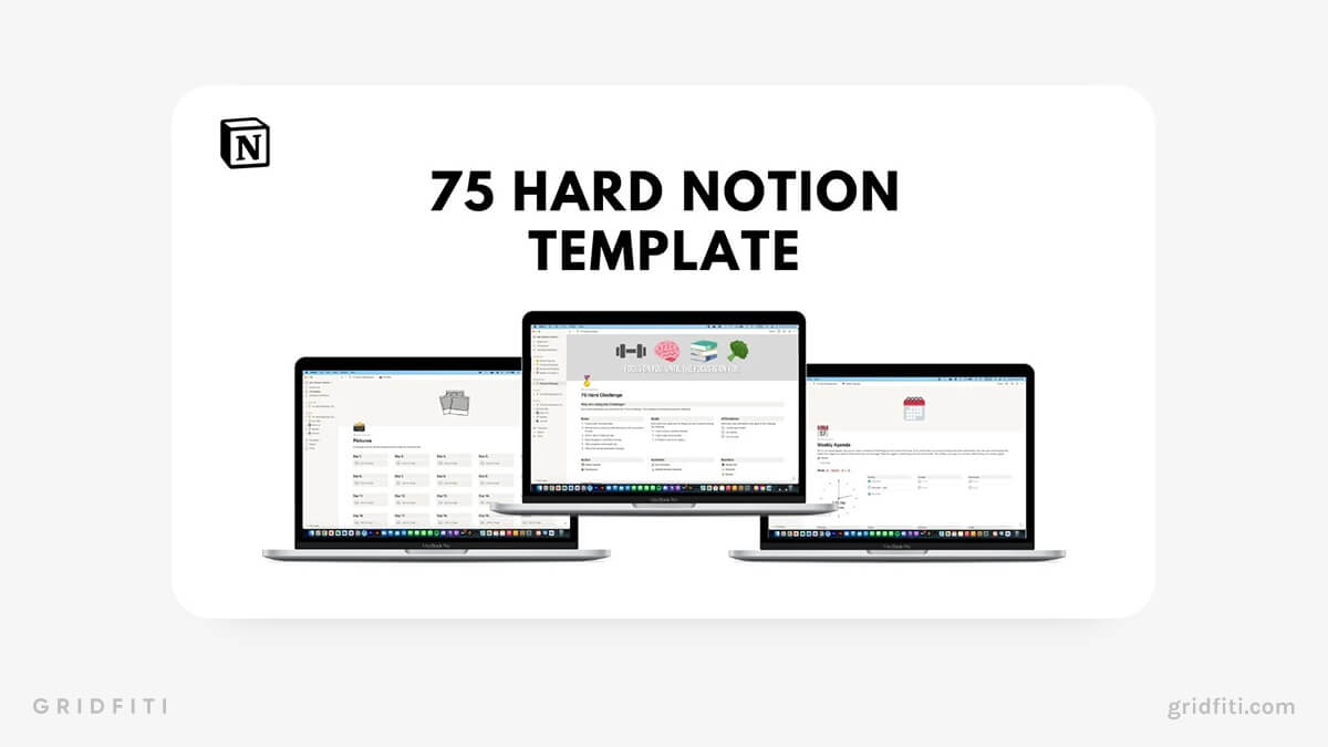 The Complete 75 Hard Notion Template