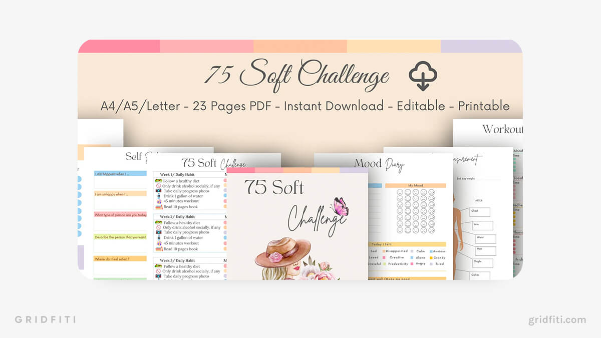 75 Soft Challenge Rules & PDF Planner