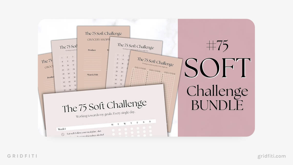 The 15 Best 75 Soft Challenge Templates Printable PDFs & Digital