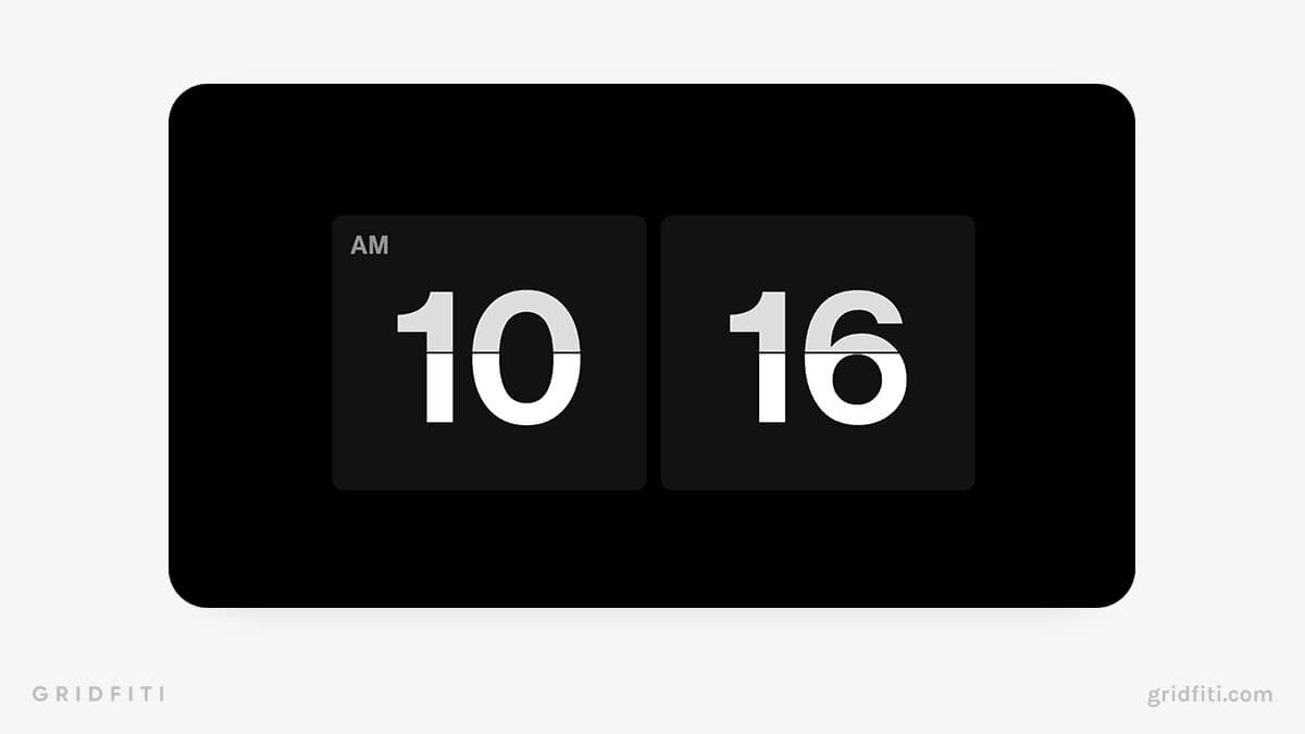 15 Aesthetic Online Clock Websites Extensions Apps Full Screen 